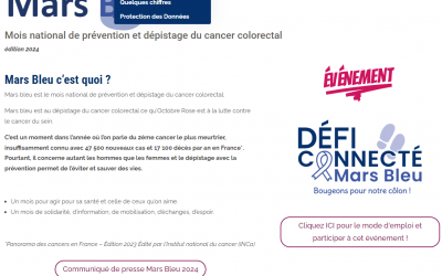Mars bleu : mois national de prévention et de dépistage du cancer colorectal